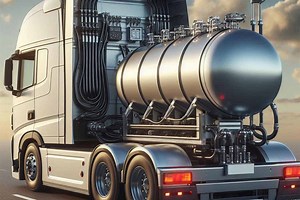 Track 1000 : un réservoir à hydrogène liquide de 100 kg pour les camions offrant 1300 km d'autonomie