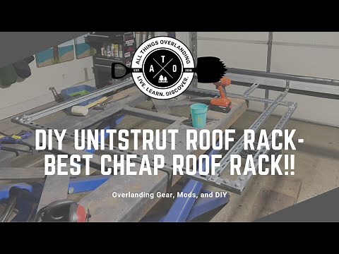 DIY Unistrut Roof Rack for $100! (Mount Roof Top Tent, Superstrut, Custom Roof Rack for Cheap)