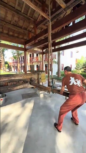 一口上百年的老木榨 #家乡的味道 #老家的味道 #还是小时候的味道 #木榨油 #菜籽油