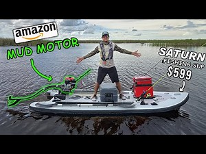 I put a MUD MOTOR on a PADDLEBOARD and built a Swamp Fishing Skiff
