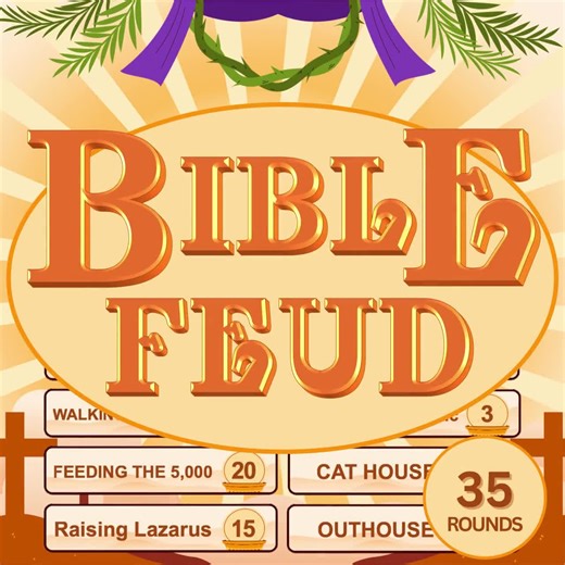 Bible Trivia Game- Fun & Interactive Bible Quiz for Families | Bible Feud | Family Game | Christian Games | Christian Gaming | Feud - Etsy