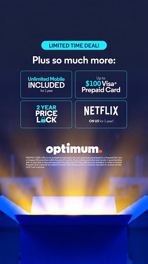Go faster & get more with Optimum. Internet plans now start at just $25/mo! | Optimum | Facebook