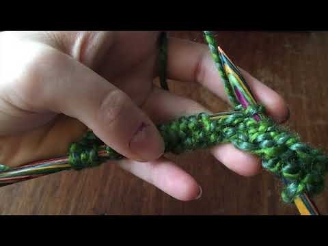 One-handed knitting tutorial - knit with just your left hand