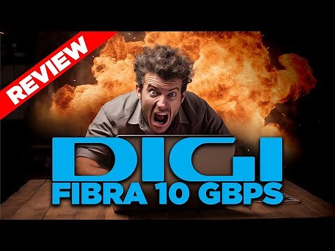 We tested DIGI's 10 Gbps fiber optic connection.