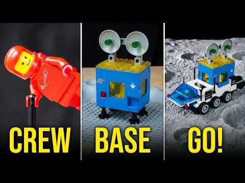 LEGO Classic Space 6927 All Terrain Vehicle - Speed Build