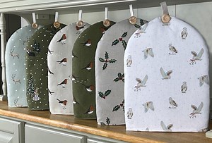 Christmas Coffee Cafetiere Cosy Cover. Handmade in Sophie Allport Robin, Holly, Owls Christmas Fabric. Christmas Coffee Gift - Etsy UK