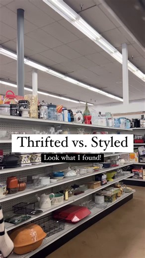 Breeya Shade on Instagram: "Which one is your favorite?! I think the little multi color bud vase is mine 🥹 #thriftedvsstyled #thrifting #thisiswhyithrift"