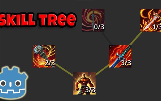[Godot教程][技能树]Skill Tree System in Godot 4