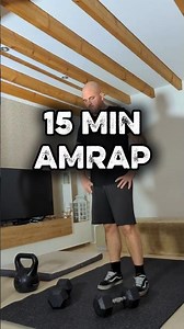 15 Min: Burpees & Thruster