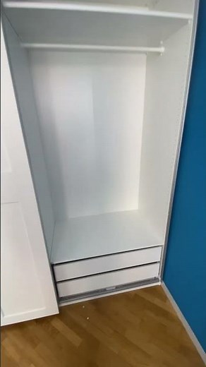 Montaggio armadio pax con le ante scorrevoli di ikea