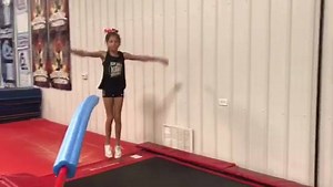Hilarious solution for those kids that always need a hand on their back. Don't forget to like our page for more awesome tumbling videos. Credit: Roman Polyachenko | Addicted To Tumbling
