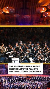 The rousing ‘Jupiter’ theme from Holst's The Planets performed at the #BBCProms by the National Youth Orchestra conducted by Dalia Stasevska. 📺 Britain’s best young musicians light up the Proms with a cosmic concert of John Williams and Holst. Presented by actor, comedian and amateur violinist Nick Mohammed: The Planets and Star Wars is on #iPlayer from 6am - and #BBCTwo from 7.30pm - on Saturday 6th September | and Listen now on BBC Sounds 🎧 #Holst #ThePlanets #BBCiPlayer | BBC Arts