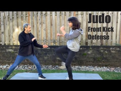 Judo Front Kick Defense
