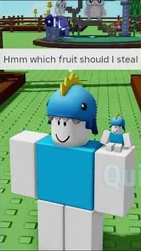 He said my garden was bad so i stole his fruits in Grow A Garden 🍄 #roblox #memes #quimic