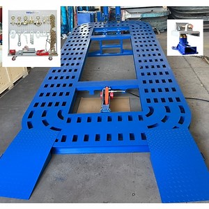 [Hot Item] Auto Body Frame Machine with Laser-Cut Chain and Tie-Down Slots