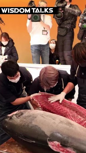 65K views · 1.7K reactions | Bluefin Tuna sells for Rs 2 crore in Japan #bluefuntuna #japan #suchi #fish #fishing | Wisdomtalks podcast | Facebook