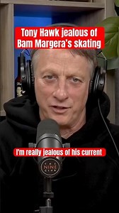 Tony Hawk admits he’s jealous of Bam Margera’s skateboarding 🛹 #Shorts