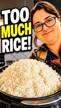 All the rice in the WORLD! 😂🍚 | Batch Cooking Gone Wrong