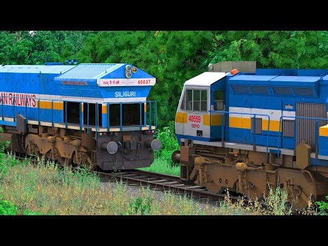 WDP4D to WDP4B LOCOMOTIVE CHANGE | BUMPY RAILROAD | Train Simulator | Railworks | NTG GAMING
