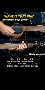 I Want It That Way - Backstreet Boys (1999) - Easy Guitar Chords Tutorial with Lyrics part 1 REELS #DocOtepGuitarTutorial | Doc OTEP Studio