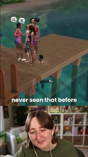 sim glitched into the floor???