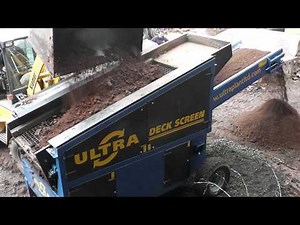 Ultra Deck Screen - soil screener - waste soil screen