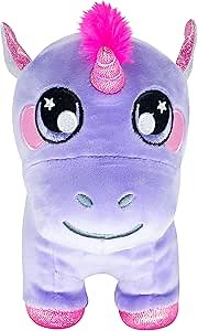 Squeezamals 3Deez Large Annie Unicorn for Girls and Boys- Plush Pillow Doll- Soft, Huggable, Stuffed Unicorn- Made from Kid-Friendly, Quality Materials