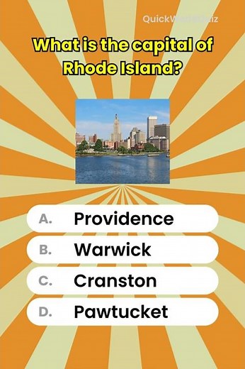 What is the capital of Rhode Island?#USQuiz #GeographyQuiz #WorldFacts #DidYouKnow