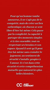 Pour qu'un homme tombe amoureux | Alexandre Cormont
