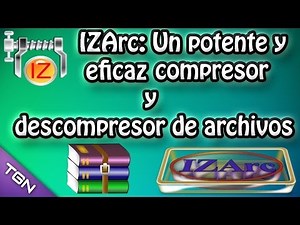 Alternativa a WinRaR - Eficaz herramienta de compresión y descompresión de archivos - IZArc