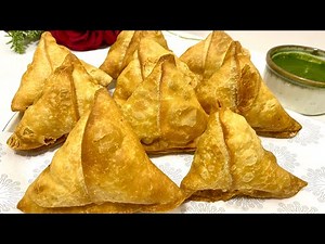 Crispy Vegetarian Samosa Recipe | Perfect Appetizer for Iftar & Parties