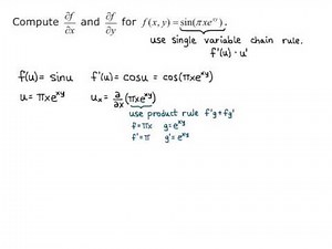 Section 13.3 Partial Derivative Example