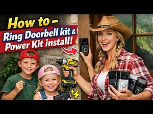 Ring Doorbell - Retrofit Kit & Power kit
