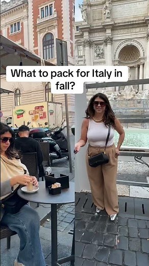 What’s to pack for Italy in October in Italy in the fall fuse edition