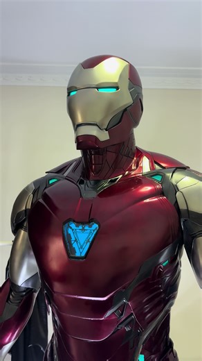 Iron Man Suit Revealed: Open Mask for Ultimate Cosplay