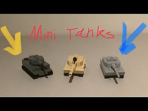 How to Build Mini LEGO Tanks