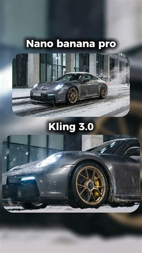 Kling 3.0 turns a image into a hyper-realistic video 🤯 #aivideo #automotiveai #creatortools #kling3