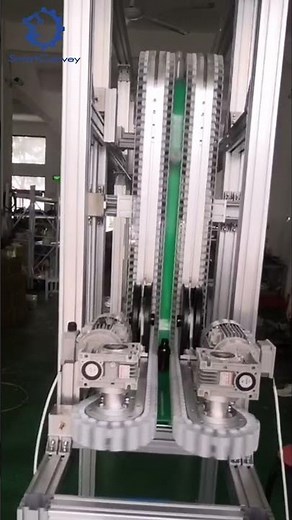 High capacity vertical transport Bottle Gripper Conveyor System #conveyorsolutions