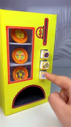 Manual DIY Pizza Vending Machine! #adorablecrafts #funny #craftyhome #art#diy
