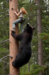 907K views · 3.6K reactions | Woman Stuck in Tree While Massive Bear Climbs After Her.But What Happend...see more | Jesus is my Life | Facebook