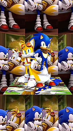 Sonic and Tails Funny Edit on CapCut | Teeth Song | Sonic Boom