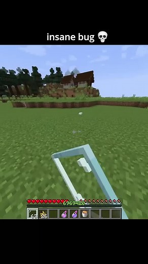Minecraft insane bug 💀#minecraft