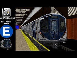 OpenBVE NYC Subway: R211A Test Train on the E Line @Jamaica Van Wyck & Kew Gardens