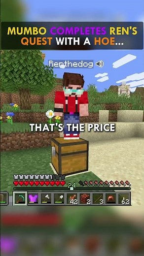 Mumbo COMPLETES Ren's Quest With A HOE