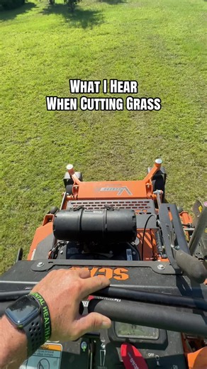 What I Hear Cutting Grass Vs What My Clients Hears #growitwemowit #lawntiktok #lawntok