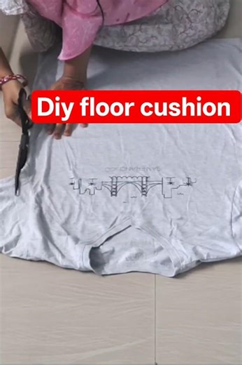 how to make floor sofa #nairakajahan #home #oldclothes #diy #recyclingideas #viral