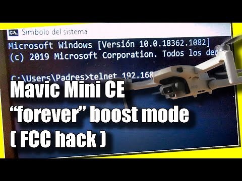 Mavic Mini CE forever boost mod (FCC hack)