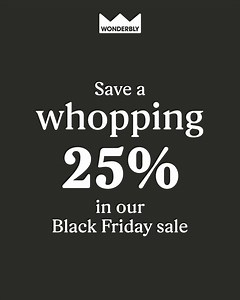 25% off deal unlocked! 🔓 Save on all personalised books with code BLACKFRIDAY | Wonderbly