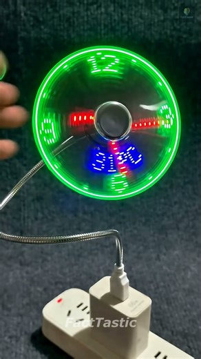 USB Clock Fan | #shortvideo