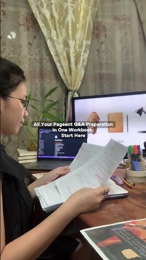 All your pageant Q&A preparation in one workbook #pageantcoaching